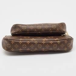 Louis Vuitton Rose Ballerine Monogram Canvas Multi Pochette Accessories Bag