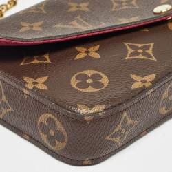 Pre Owned Louis Vuitton Monogram Canvas Felicie Pochette Bag