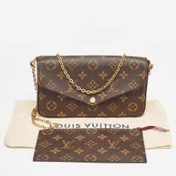 Pre Owned Louis Vuitton Monogram Canvas Felicie Pochette Bag