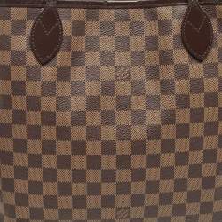 Louis Vuitton Damier Ebene Canvas Neverfull MM Bag