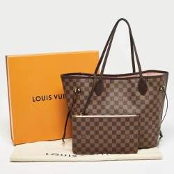 Louis Vuitton Damier Ebene Canvas Neverfull MM Bag