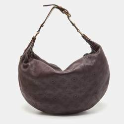 Louis Vuitton Aubergine Monogram Mahina Leather Onatah GM Bag