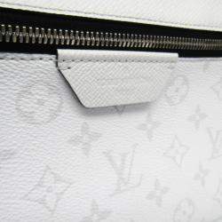 Pre Owned Louis Vuitton Blanc Monogram Taiga Leather Discovery PM Backpack