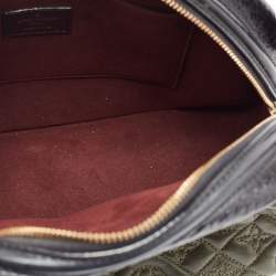 Pre Owned Louis Vuitton Olive Monogram Leather Mizi Vienna Bag