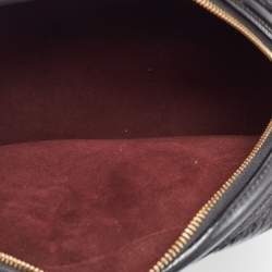 Pre Owned Louis Vuitton Olive Monogram Leather Mizi Vienna Bag