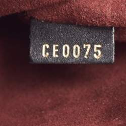 Pre Owned Louis Vuitton Olive Monogram Leather Mizi Vienna Bag