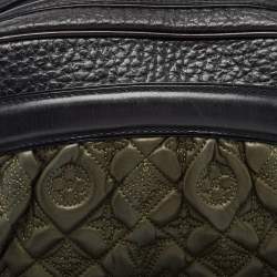 Pre Owned Louis Vuitton Olive Monogram Leather Mizi Vienna Bag