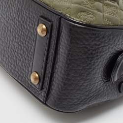 Pre Owned Louis Vuitton Olive Monogram Leather Mizi Vienna Bag