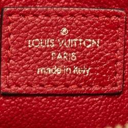 Pre Owned Louis Vuitton Cherry Monogram Canvas Pallas Clutch
