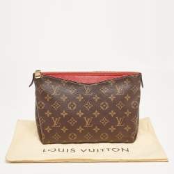 Pre Owned Louis Vuitton Cherry Monogram Canvas Pallas Clutch