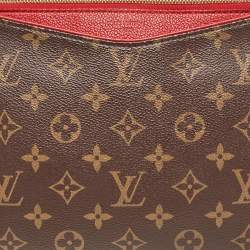 Pre Owned Louis Vuitton Cherry Monogram Canvas Pallas Clutch