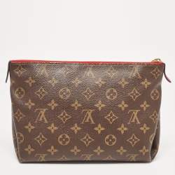 Pre Owned Louis Vuitton Cherry Monogram Canvas Pallas Clutch