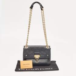 Pre Owned Louis Vuitton Black Monogram Empreinte Leather Vavin BB Bag