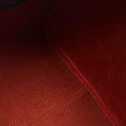 Pre Owned Louis Vuitton Red Epi Leather Speedy 30 Bag