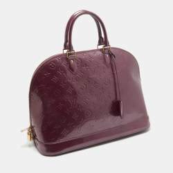 Louis Vuitton Violette Monogram Vernis Alma GM Bag