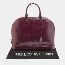 Louis Vuitton Violette Monogram Vernis Alma GM Bag