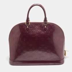 Louis Vuitton Violette Monogram Vernis Alma GM Bag