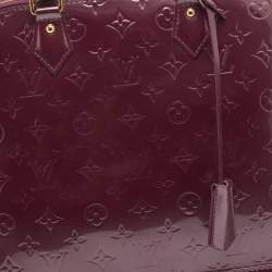 Louis Vuitton Violette Monogram Vernis Alma GM Bag