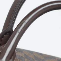 Pre Owned Louis Vuitton Damier Ebene Canvas Speedy Bandouliere 30 Bag