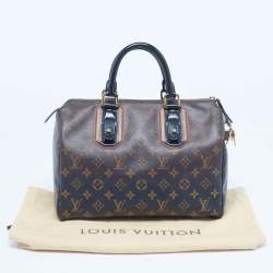 Louis Vuitton Noir Monogram Limited Edition Mirage Speedy 30 Bag