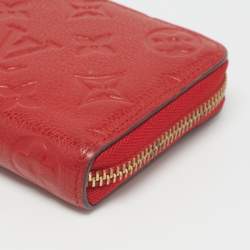 Louis Vuitton Cherry Monogram Empreinte Leather Clemence Wallet