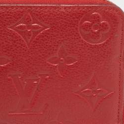 Louis Vuitton Cherry Monogram Empreinte Leather Clemence Wallet