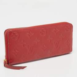 Louis Vuitton Cherry Monogram Empreinte Leather Clemence Wallet