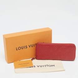 Louis Vuitton Cherry Monogram Empreinte Leather Clemence Wallet