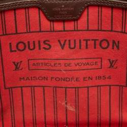 Louis Vuitton Damier Ebene Canvas Neverfull MM NM Bag