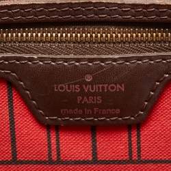Louis Vuitton Damier Ebene Canvas Neverfull MM NM Bag