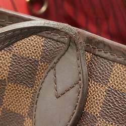 Louis Vuitton Damier Ebene Canvas Neverfull MM NM Bag