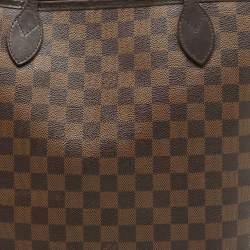 Louis Vuitton Damier Ebene Canvas Neverfull MM NM Bag