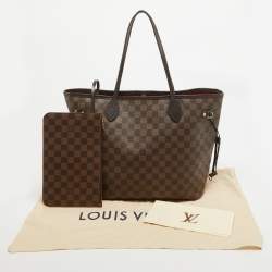 Louis Vuitton Damier Ebene Canvas Neverfull MM NM Bag