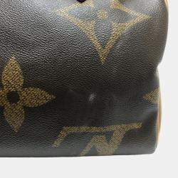 Louis Vuitton Brown Giant Monogram Reverse Canvas Speedy Bandouliere 30 Satchel