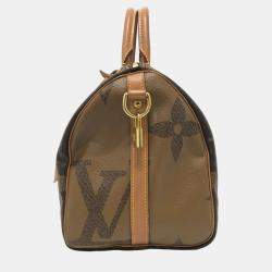 Louis Vuitton Brown Giant Monogram Reverse Canvas Speedy Bandouliere 30 Satchel