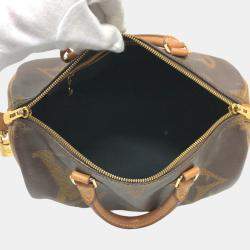 Louis Vuitton Brown Giant Monogram Reverse Canvas Speedy Bandouliere 30 Satchel
