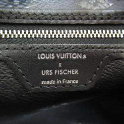 Louis Vuitton X UF  Black/White Tufted Monogram Neverfull MM Tote Bag