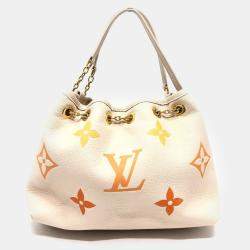 Louis Vuitton Beige Empreinte Leather Degradé Monogram Giant Empreinte Summer Bundle Top Handle Bag