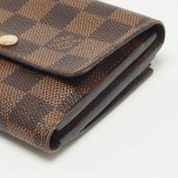 Pre Owned Louis Vuitton Damier Ebene Canvas Anais Wallet