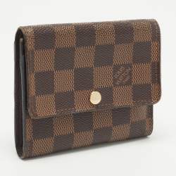Pre Owned Louis Vuitton Damier Ebene Canvas Anais Wallet
