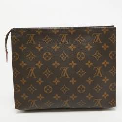 Pre Owned Louis Vuitton Monogram Canvas Poche Toilette NM Pouch