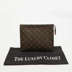 Pre Owned Louis Vuitton Monogram Canvas Poche Toilette NM Pouch