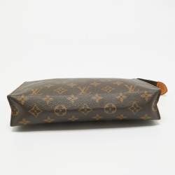 Pre Owned Louis Vuitton Monogram Canvas Poche Toilette NM Pouch