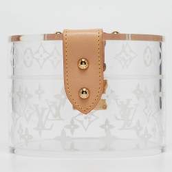 Pre Owned Louis Vuitton Monogram Plexiglass Box Scott 