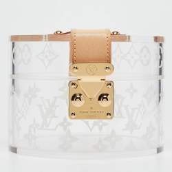 Pre Owned Louis Vuitton Monogram Plexiglass Box Scott 