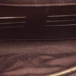 Pre Owned Louis Vuitton Amarante Vernis Chain Louise MM Bag