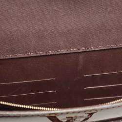 Pre Owned Louis Vuitton Amarante Vernis Chain Louise MM Bag