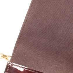 Pre Owned Louis Vuitton Amarante Vernis Chain Louise MM Bag