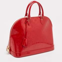 Louis Vuitton Pomme D’amour Monogram Vernis Alma GM Bag