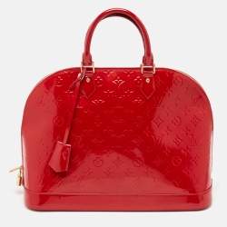 Louis Vuitton Pomme D’amour Monogram Vernis Alma GM Bag